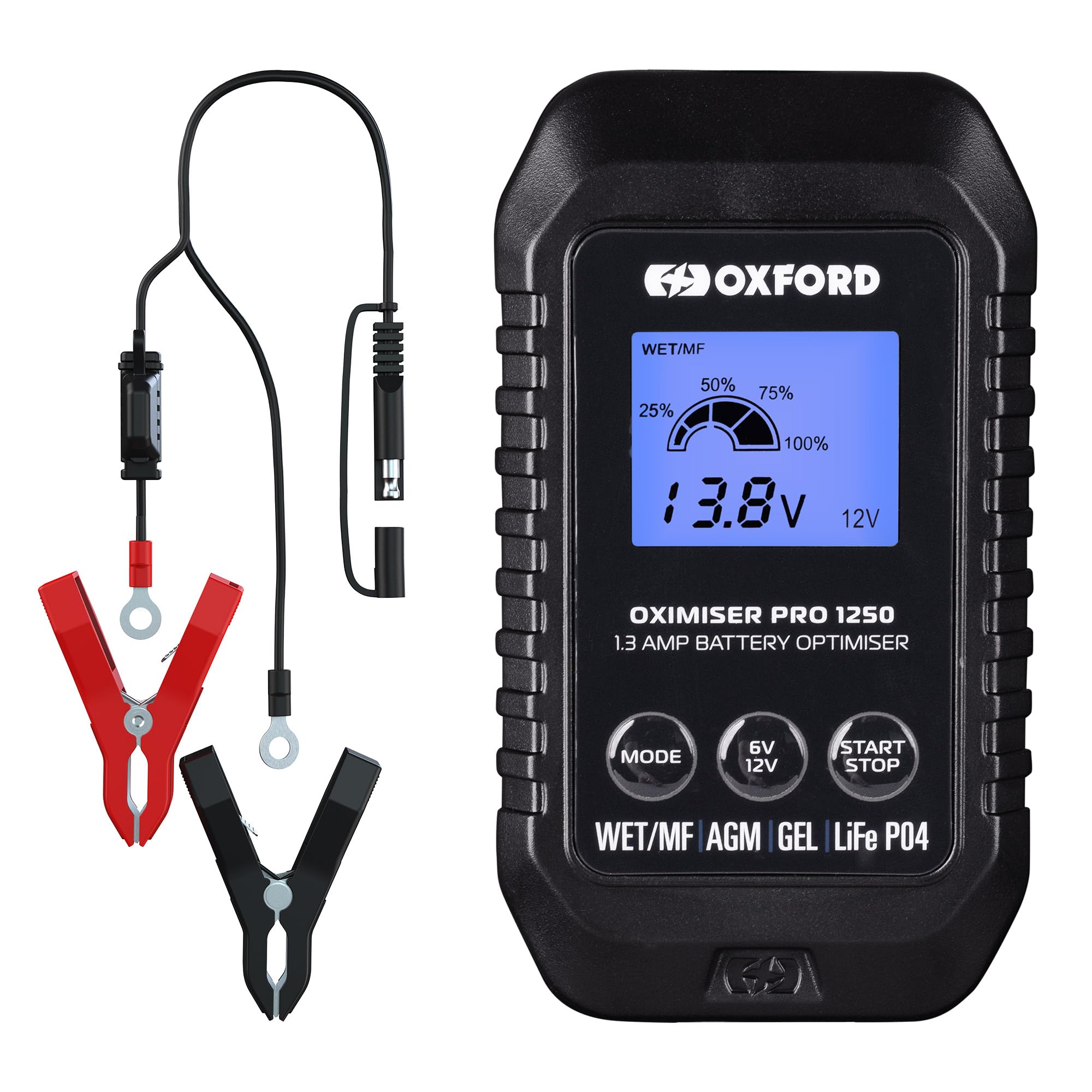 Oxford Oximiser Pro 1250  Battery Charger Maintainer Motorcycle Bike