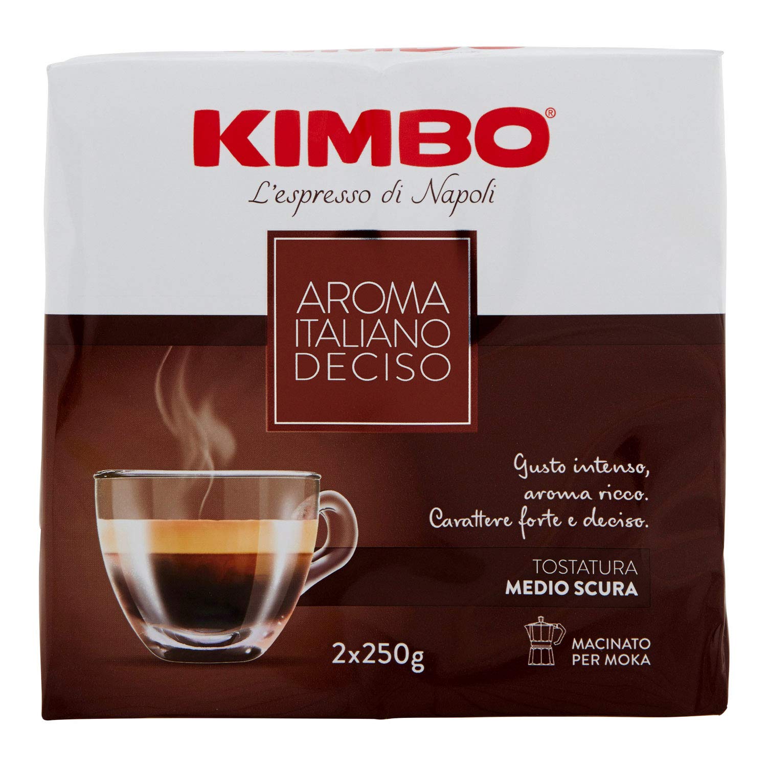 Coffee Kimbo Aroma Italian Taste Decided 2x250g