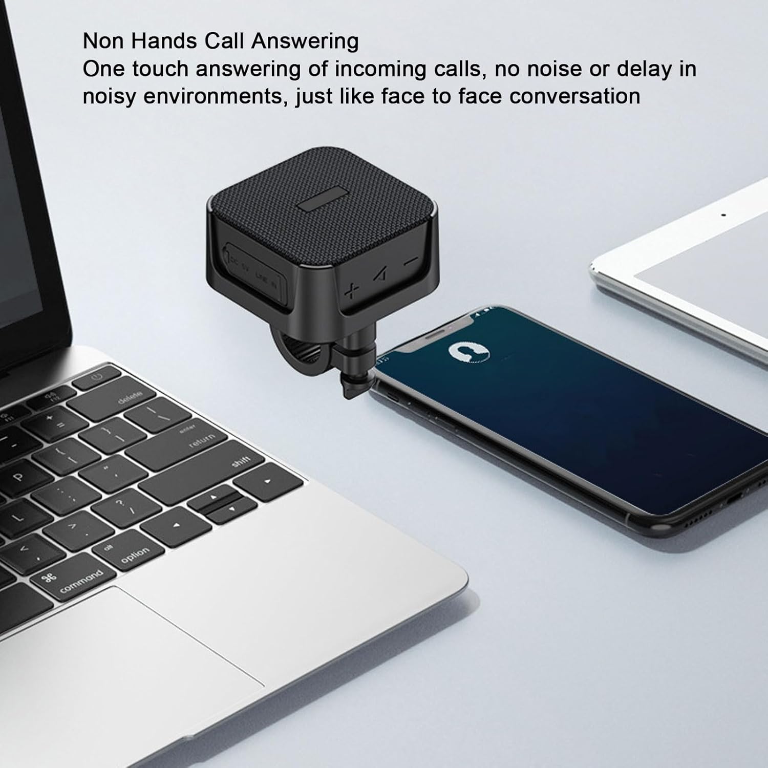 Bewinner Bike Bluetooth Speaker, Portable Traveling Motorcycle Speaker with Handlebar Holder, IPX7 Rainproof, Built in Mic for Riding Motorcycle Electric Scooters - Image 4