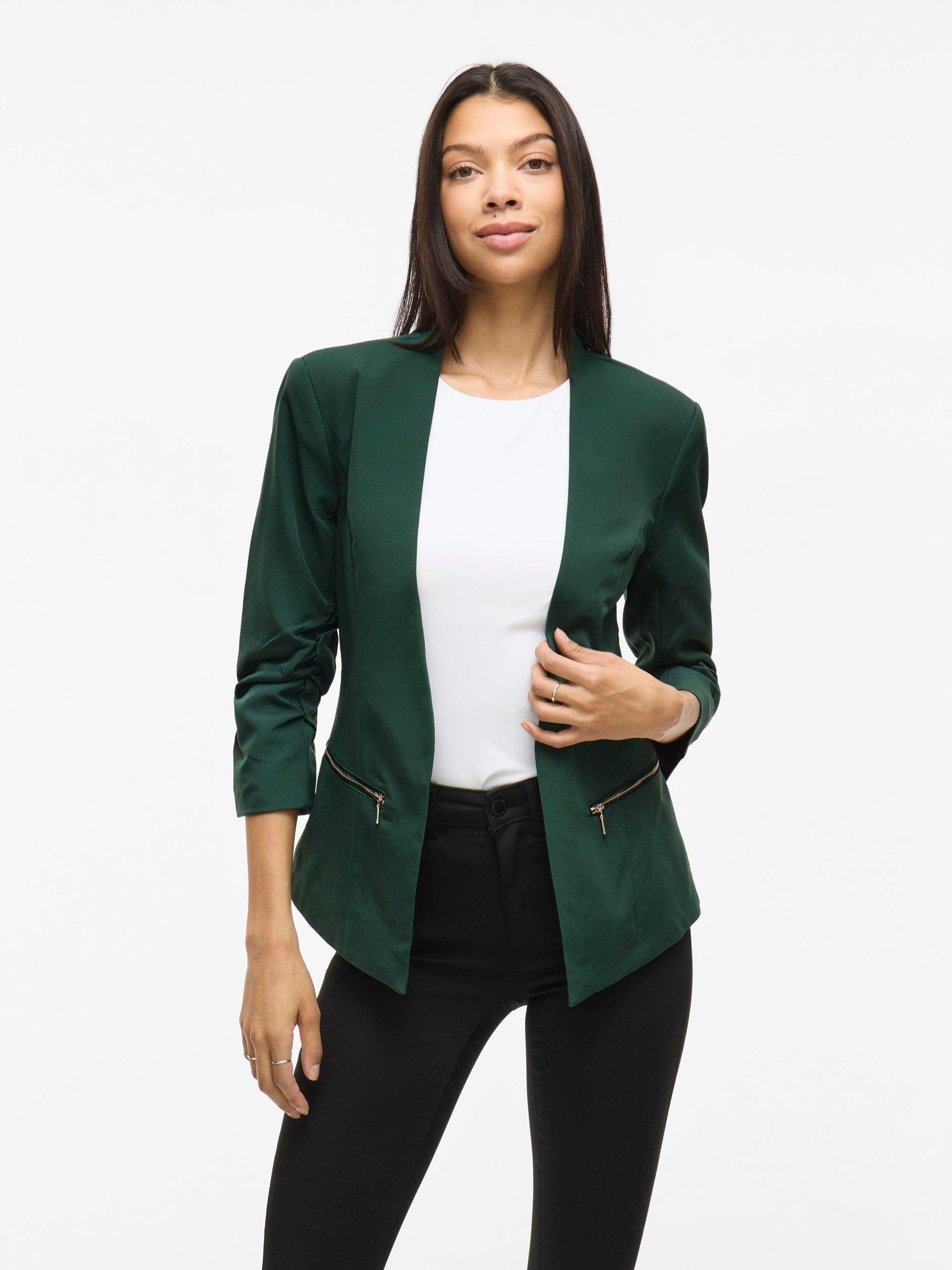 Vila Blezerek Kobiety Vijoy 3/4 Blazer - Noos