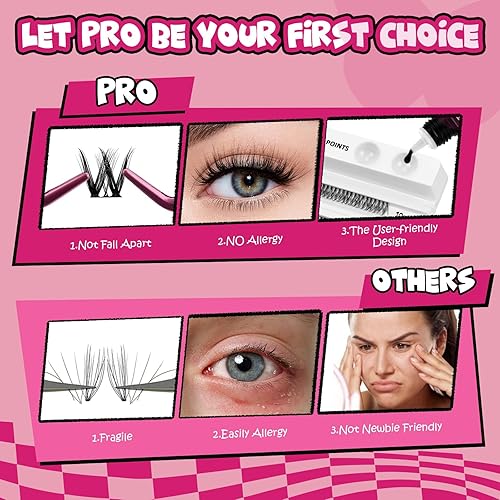 Miniatura 4 de 48 piezas de pestañas en grupo PRO, extensiones de pestañas de 10 a 16 mm, finas, para dar volumen, con banda superdelgada, son reutilizables,