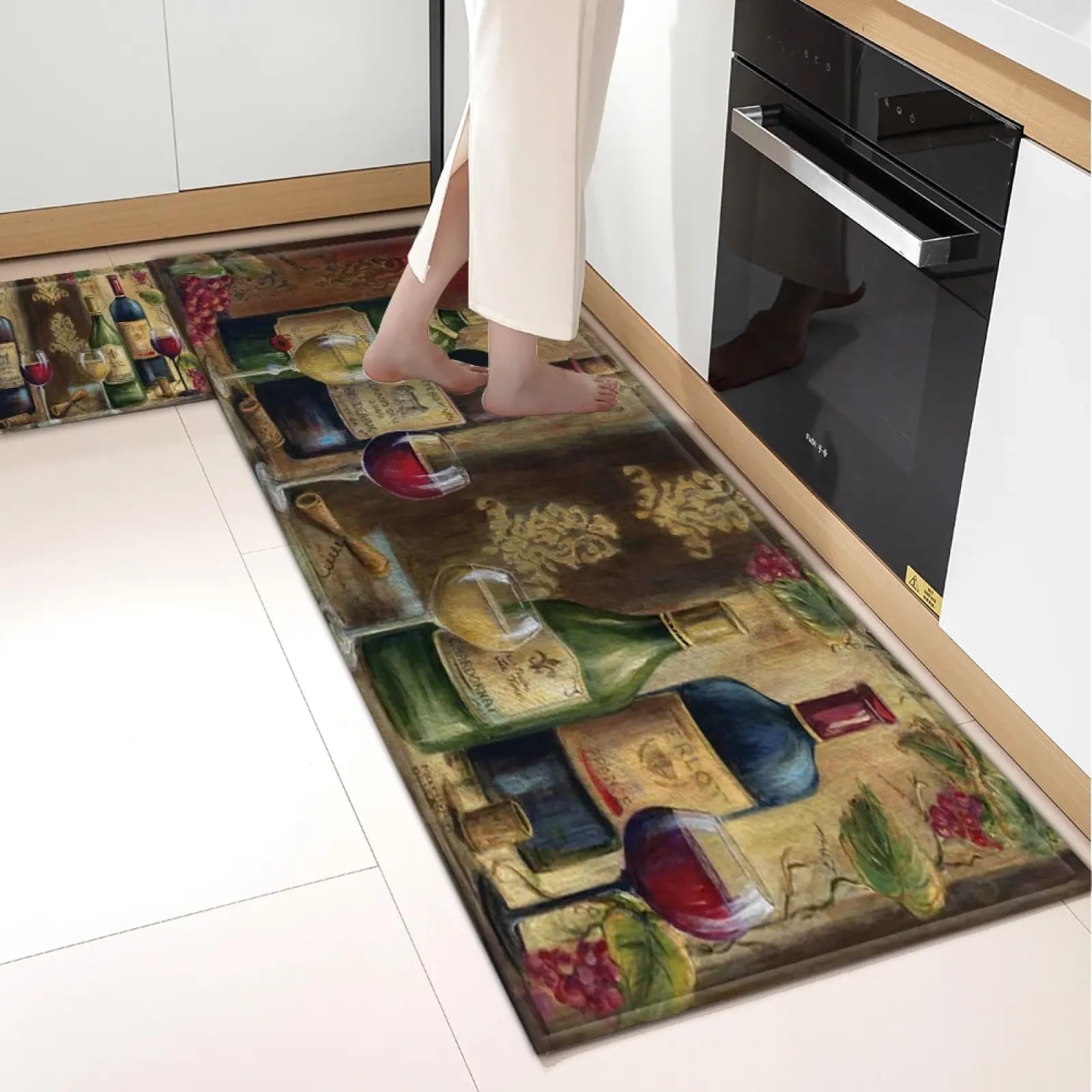 Tapis anti bruit et antidérapant 150x210cm pour cuisine et grand salon