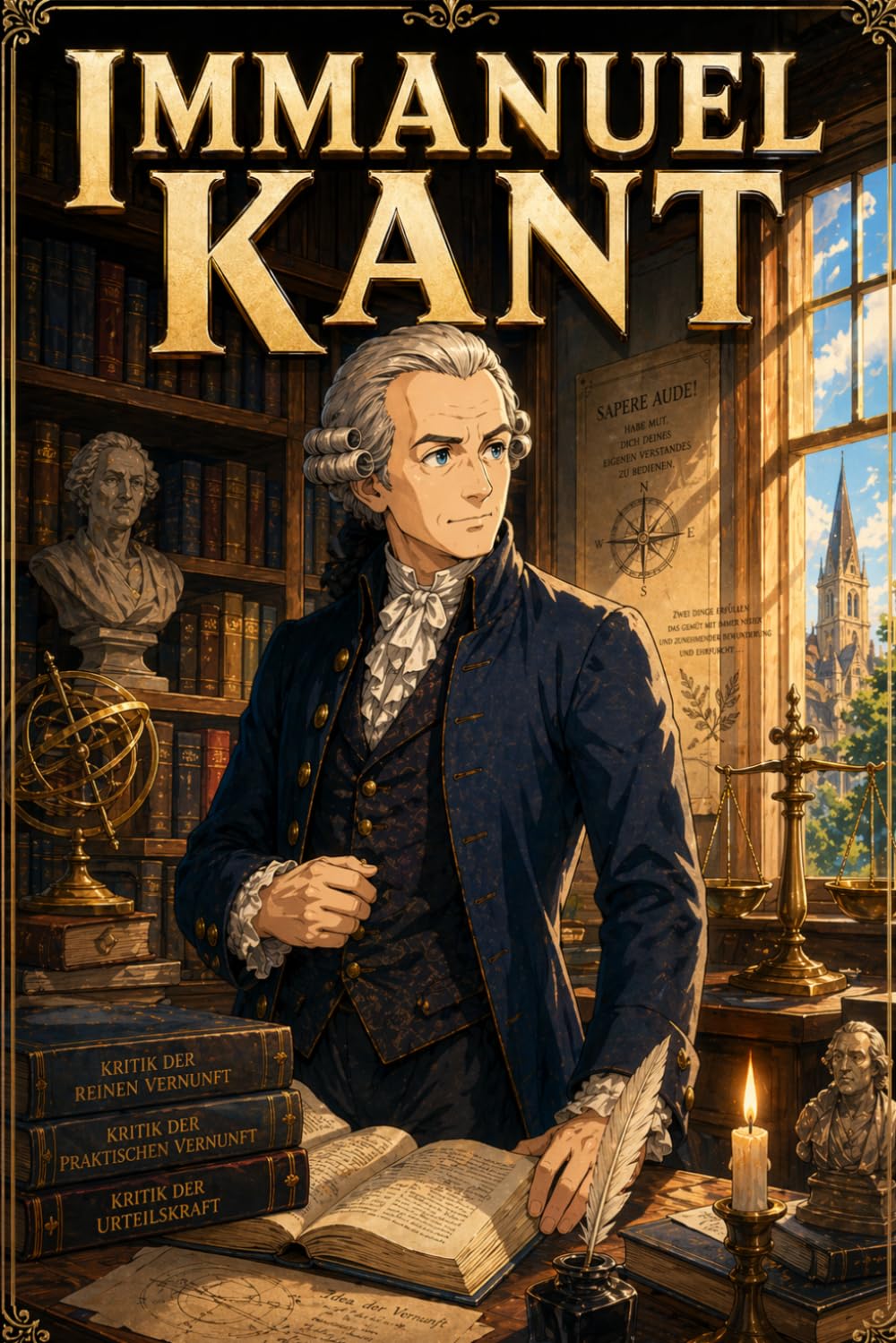 Immanuel Kant: Philosophy Reason Thinking Knowledge Ideas Mind Story Biography (Icons of History Manga)
