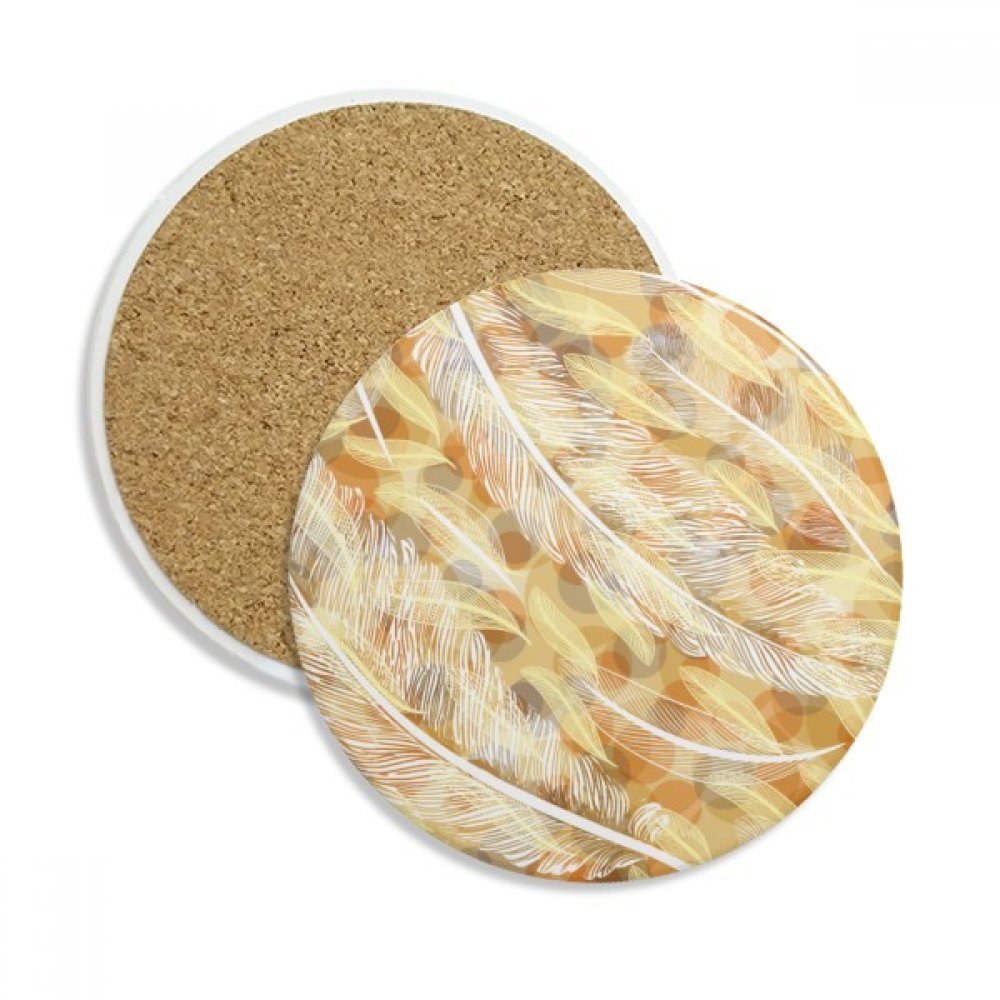 Caboteur en céramique et pierre absorbante motif japonais avec support de tasse multicolore