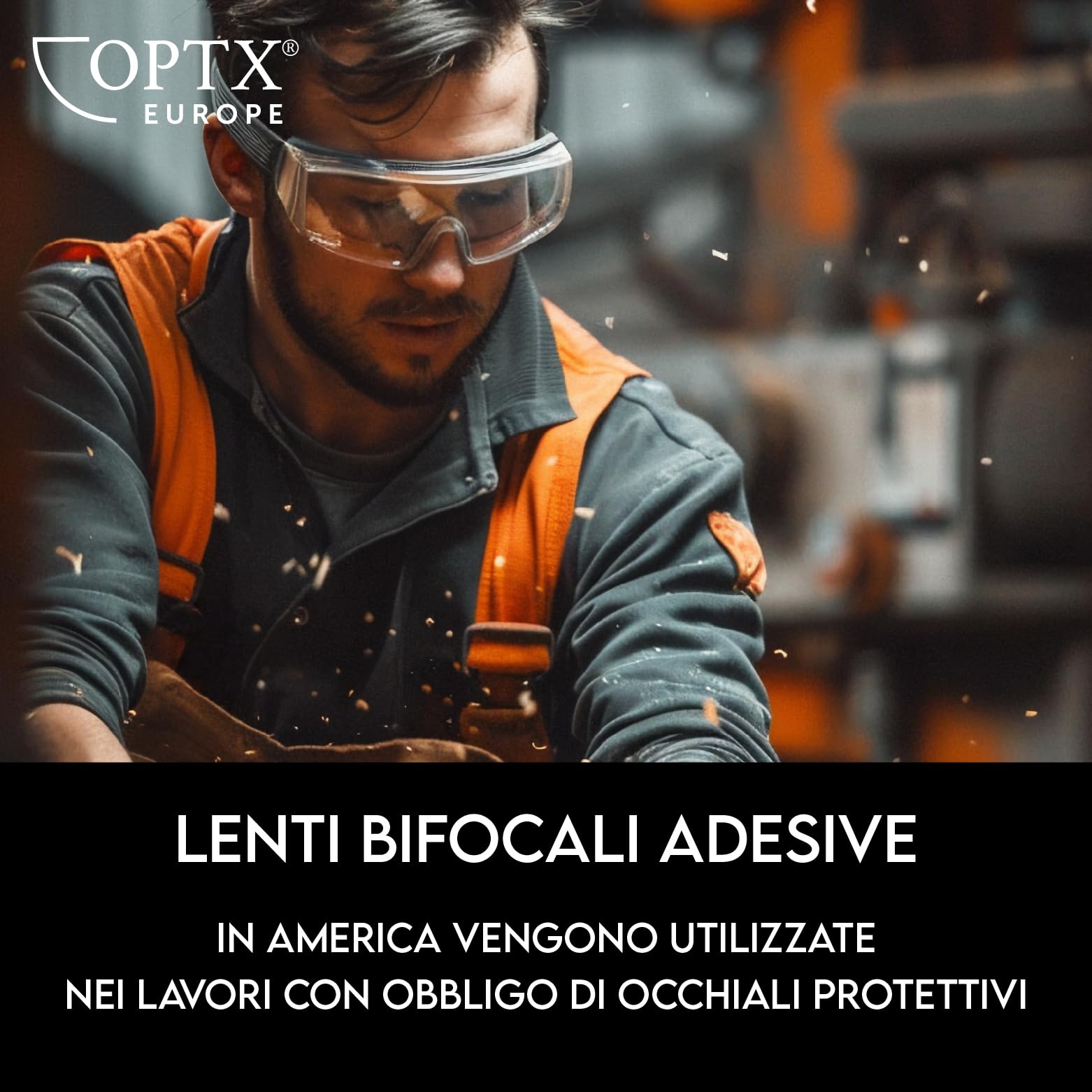 Lentilles bifocales Hydro-adhésives Amovibles pour presbytie (+2.50) pour Lunettes ordinaires et de Sport