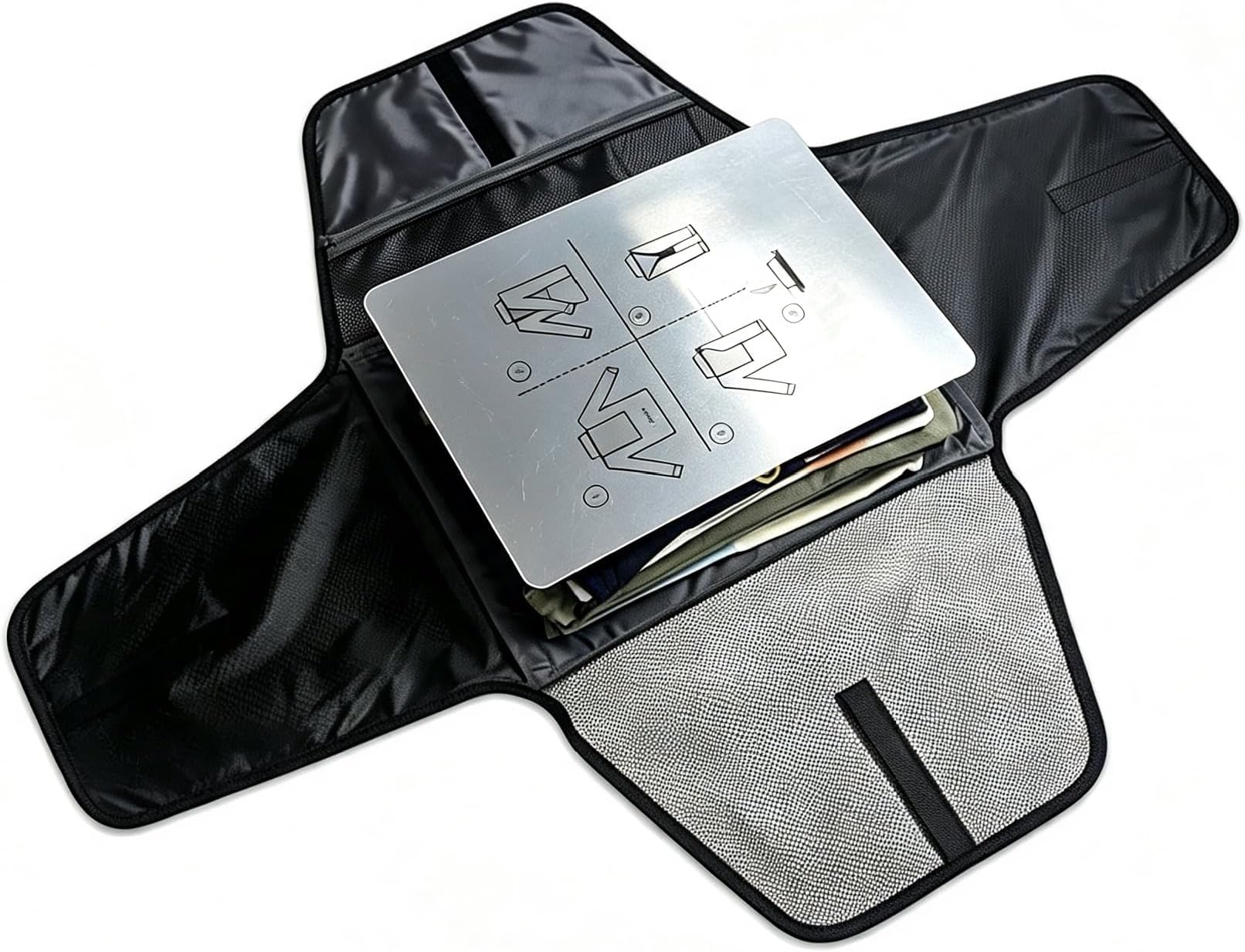 Travel Garment Folder - 15" Packing Folder - Wrinkle Free Luggage Organizer