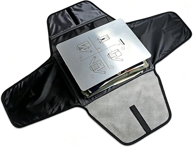 Carpeta de ropa de viaje - Carpeta de embalaje de 15" - Organizador de equipaje sin arrugas