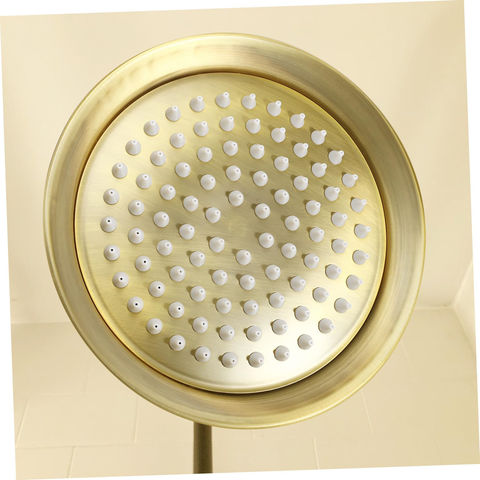 1 PC Cabezal de ducha de baño boquilla de ducha para el hogar rociador de techo para el hogar de acero inoxidable, compacto, para baño
