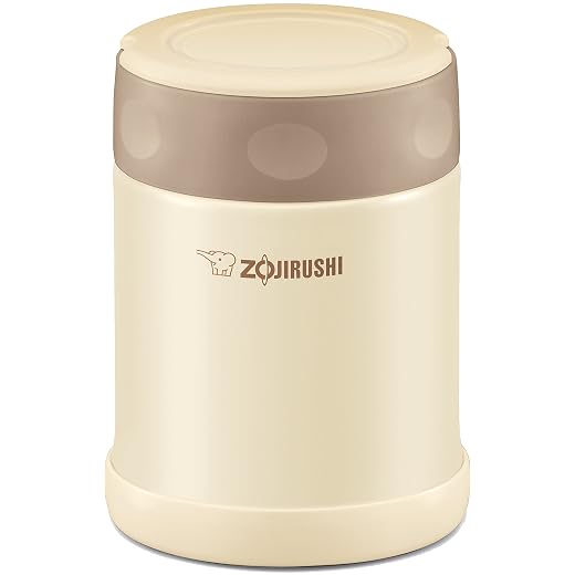 Zojirushi Stainless Steel Food Jar, Small, Cream