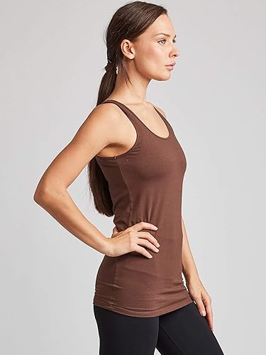 Miniatura 3 de Kalon Paquete de 4 camisetas sin mangas con cuello redondo para mujer