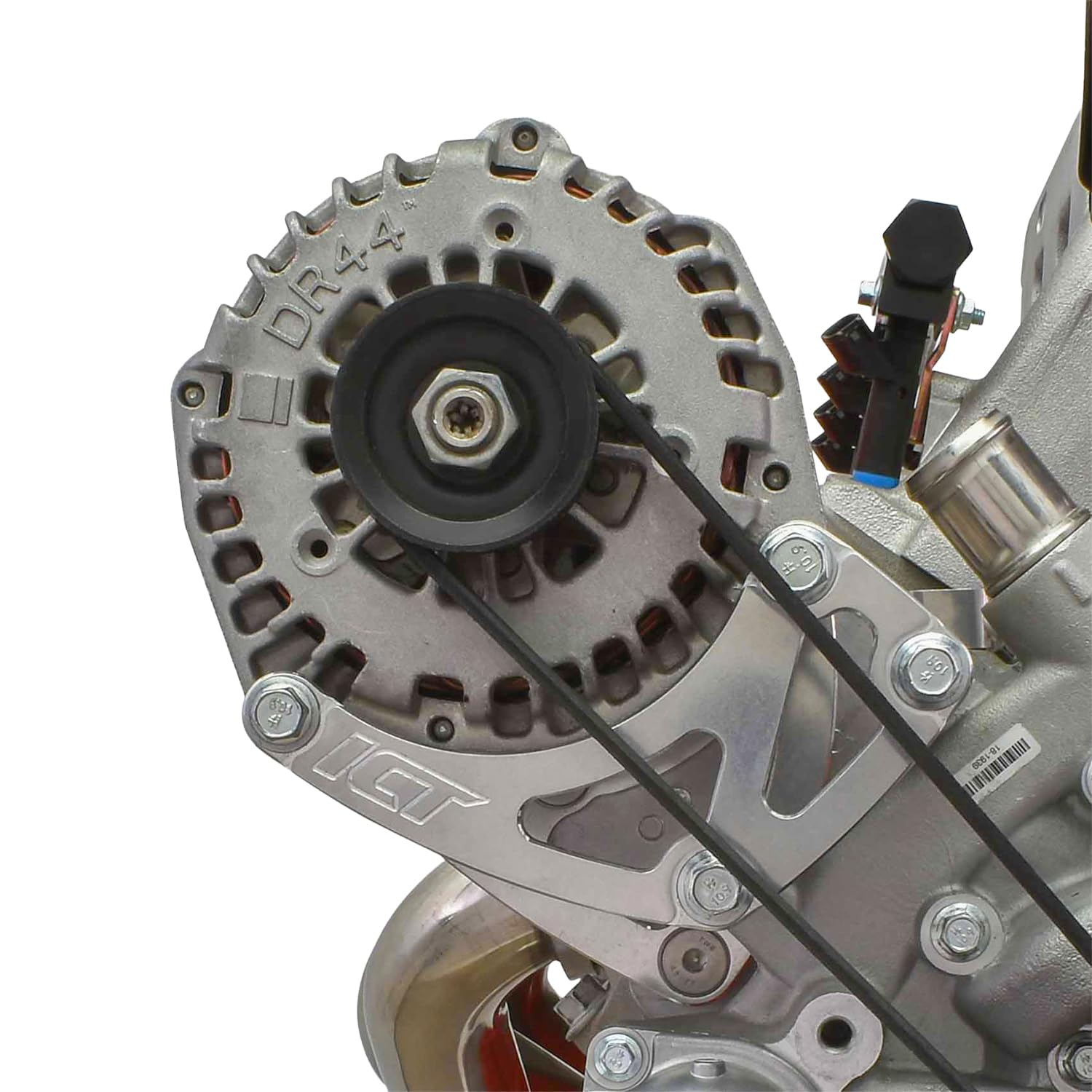 ICT Billet LS Truck Alternator Relocation Bracket Passenger Side High Mount Compatible with Truck / LS3 L99 Camaro SS 4.8L 5.3L 6.0L 6.2L LSX LM7 LR4 LQ4 L59 LQ9 LM4 L33 551526-LS01-3-image-18