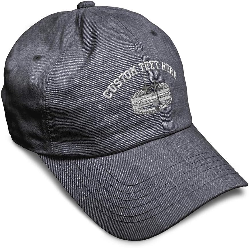 Speedy Pros Soft Baseball Cap Combat Action Badge 3Rd Award Embroidery Insignias Twill Cotton Dad Hats for Men & Women