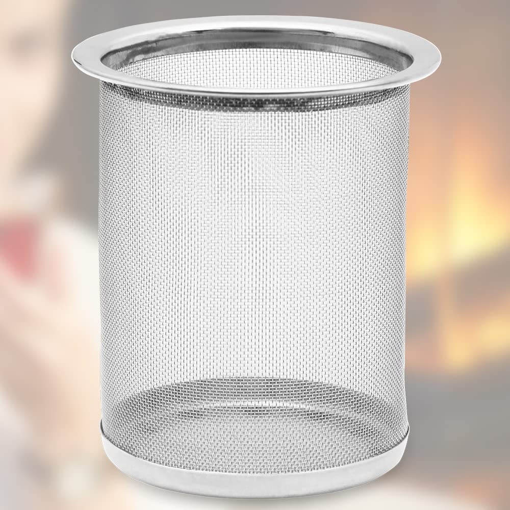 Monzana Teiera in Vetro con Infusore Rimovibile 1,2L Acciaio Inox Resistente al Calore The Tisane