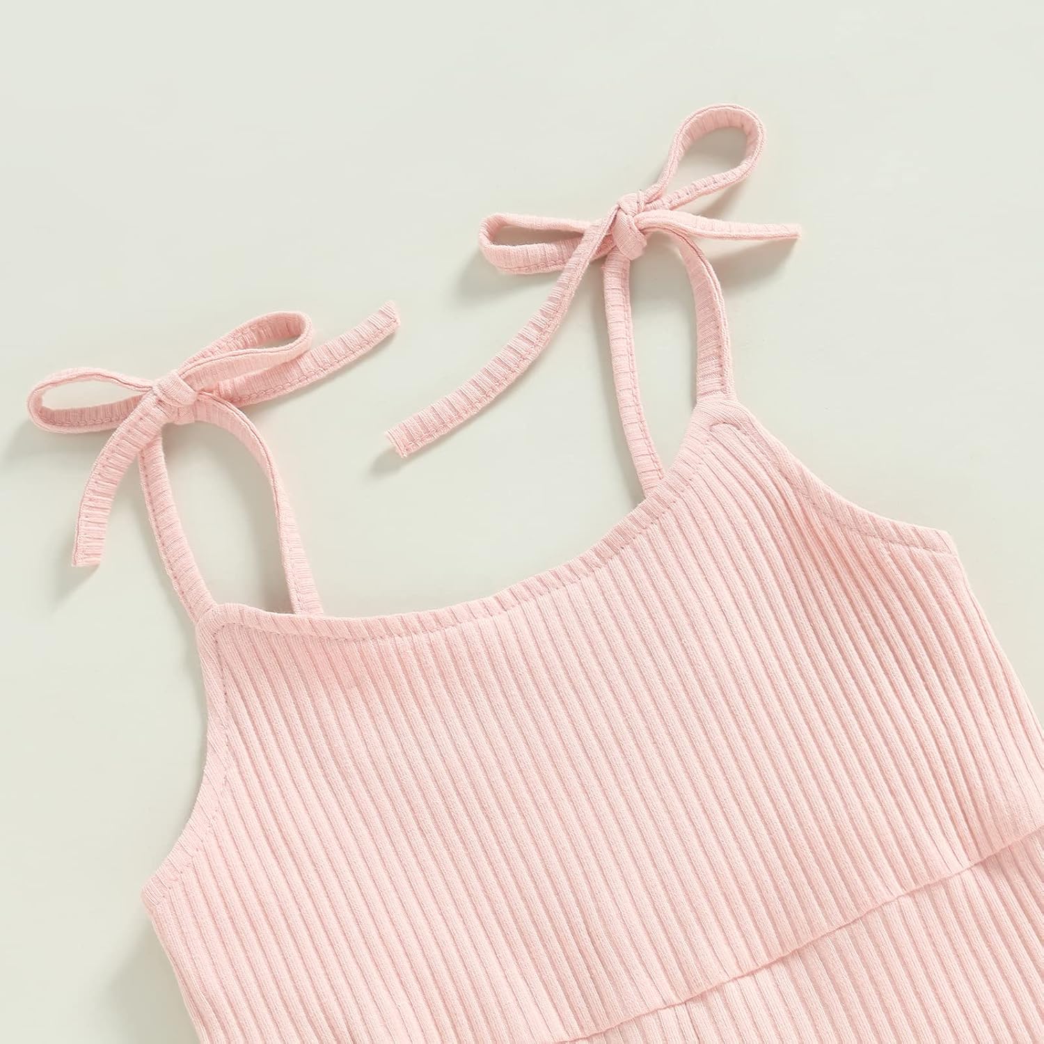 ZAXARRA Toddler Baby Girl Clothes Baby Girl Jumpsuit Romper Baby Overalls Straps Bell-Bottom Pants Baby Fall Summer Outfits - Image 4