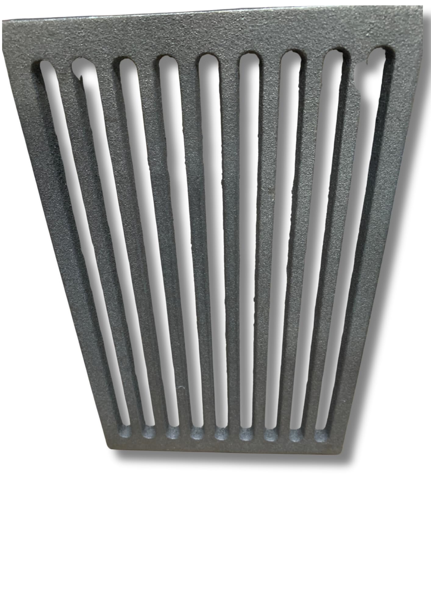 Griglia in ghisa per cenere, 29 x 18,2 cm, per camini e stufe a legna