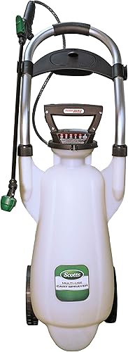 Miniatura 2 de Scotts 190617 Pulverizador de ruedas cero con bomba de iones de litio, 3 galones, 3 galones, carrito alimentado
