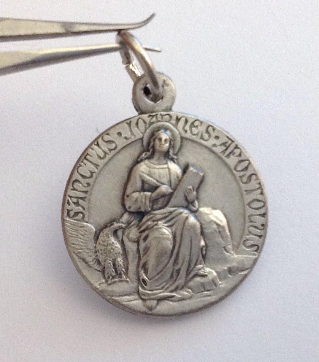 I G J Saint John the Apostle and Evangelist Silver Medal - The Patron Saints Medals - Image 3