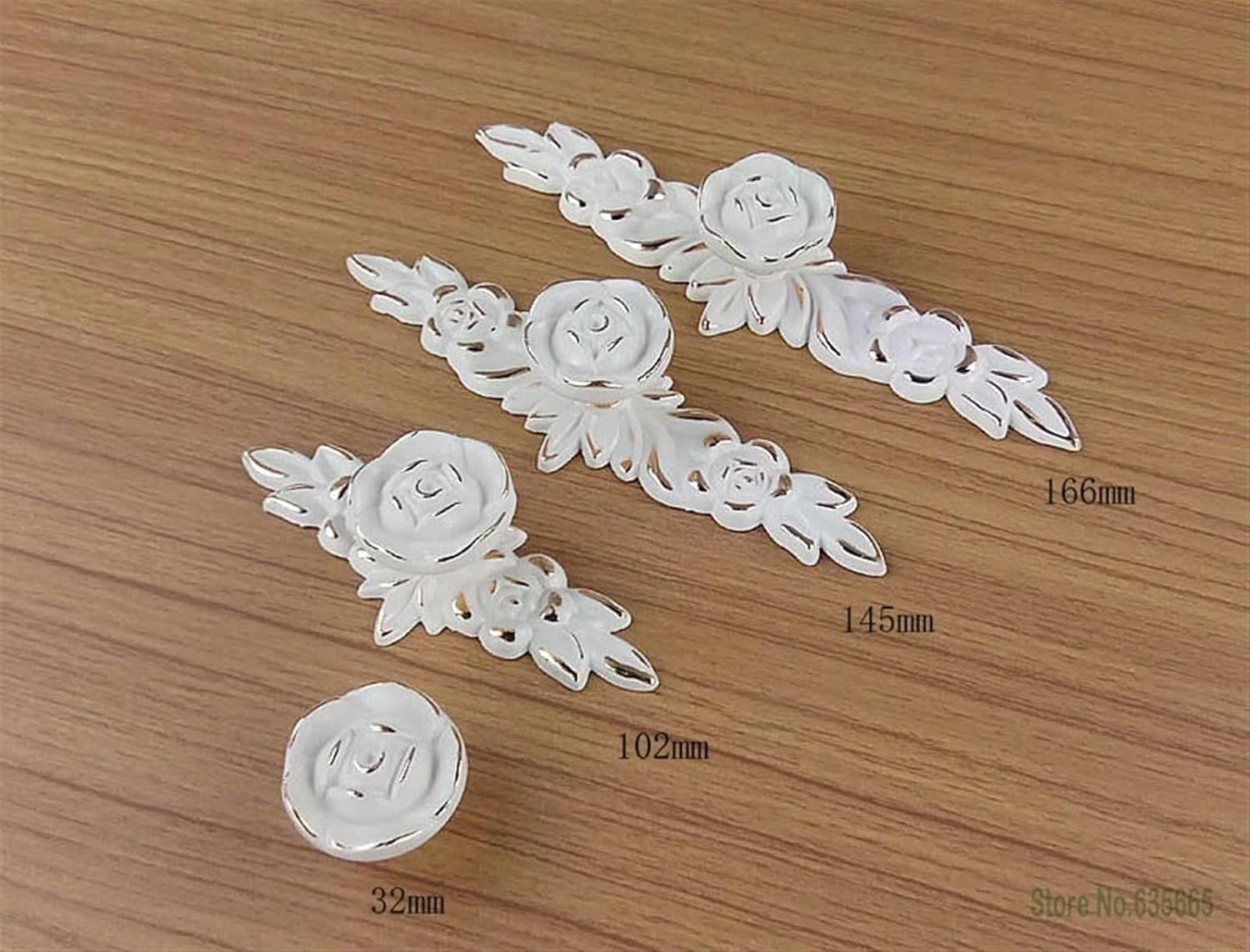 Furniture Handle Kitchen Cabinets Sliding Door Drawer Knobs Wardrobe Cupboard Push Pull Handles 2Pcs(166mm)