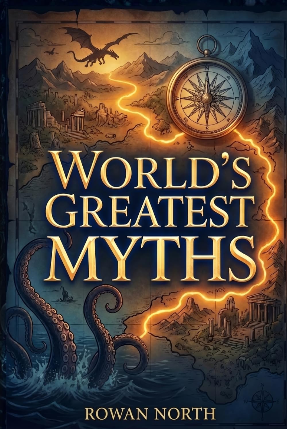 World’s Greatest Myths: A Young Explorer's Guide to Gods, Creatures, Legends, and Lost Empires (B&W Edition)