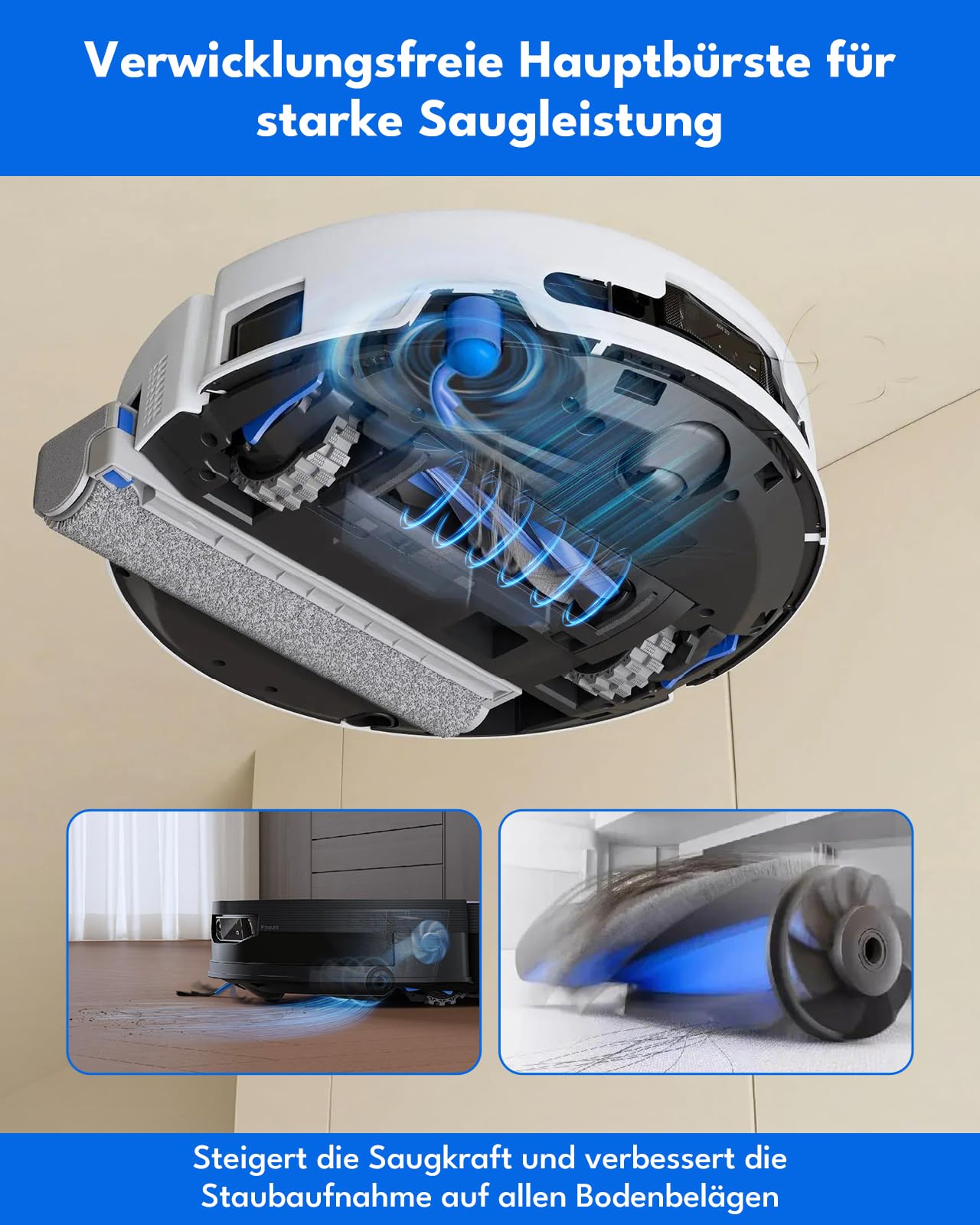 23 Stk. Zubehörsets für ECOVACS DEEBOT T90 OMNI/T90 PRO OMNI/X12 Pro Omni Saugroboter: 1 Hauptbürste, 3 Rollenwischer, 6 Seitenbürste, 5 HEPA-Filter, 6 Staubbeutel, 1 Wassertankbürste