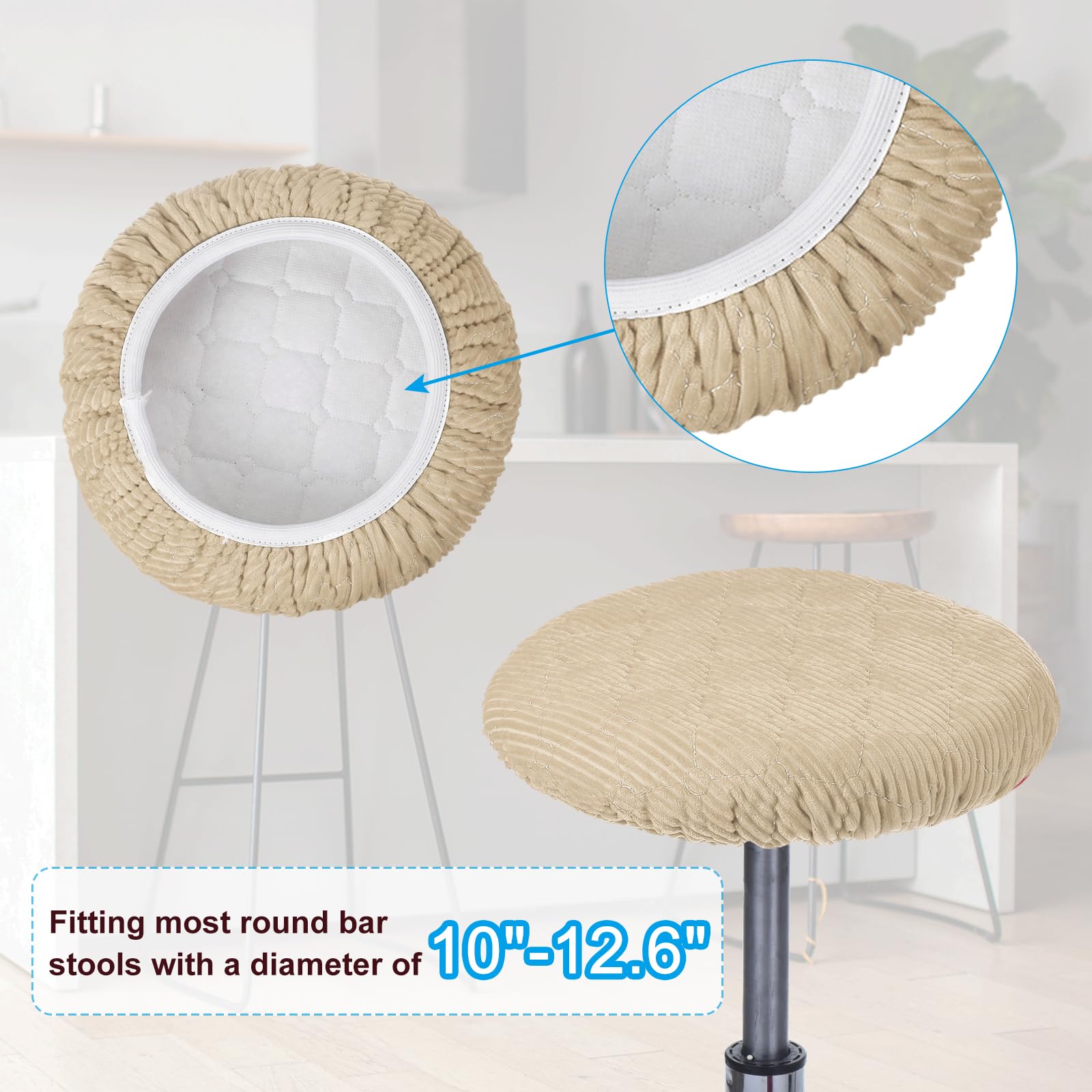 PATIKIL Stool Covers Round - Image 3