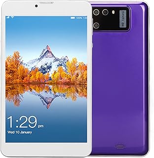 7in Smart Tablet, 5G Dual SIM Touchscreen Phone Tablet with 4GB 32GB, 8 Core CPU, Front 2MP Rear 5MP Camera, GPS, 6000mAh Battery, Eye Care Study Tablet for Gaming Drawing, Android 10(uk plug)