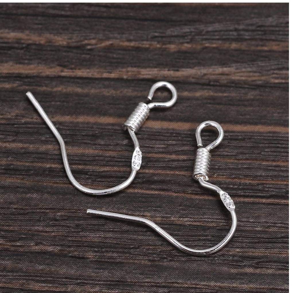 10 Pezzi (5 Paia) Ganci A Filo Francese In Argento 925 Per Orecchini – Timbrati 925, Con Confezione Regalo - 3