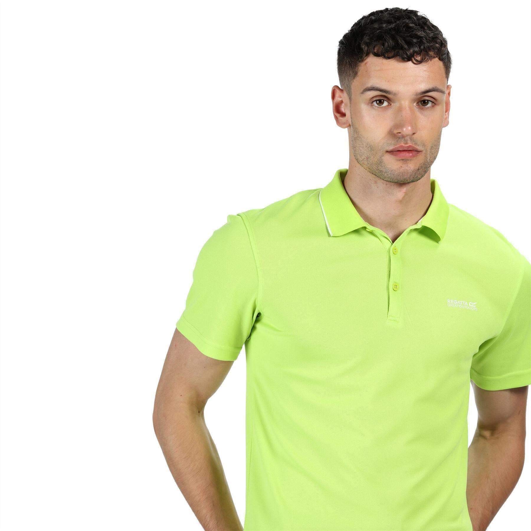 Regatta Mens Maverick V Quick Drying Wicking Polo Shirt