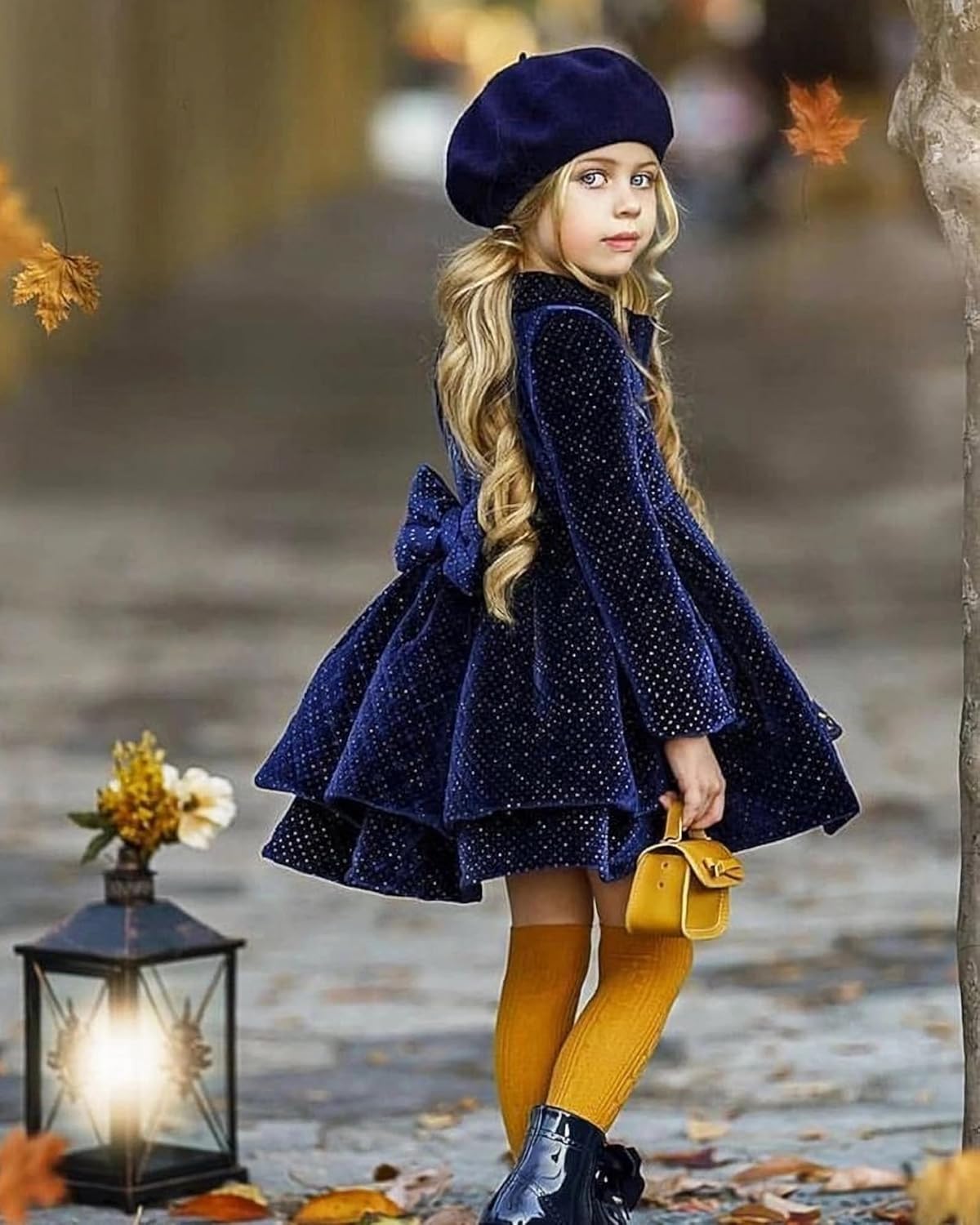 AWAYTR Wool French Beret Hats - Solid Color Artist Beret Hat for Women and Kids - Image 6