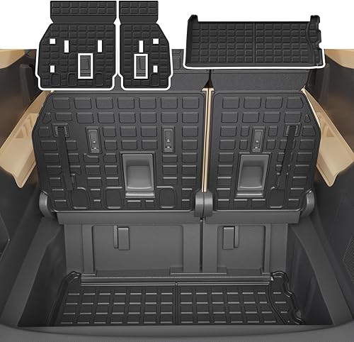 Vista 166 de Alfombrilla de carga compatible con Nissan Pathfinder 2022-2024 2025, forro de carga TPE para todo tipo de clima, accesorios Pathfinder 2023