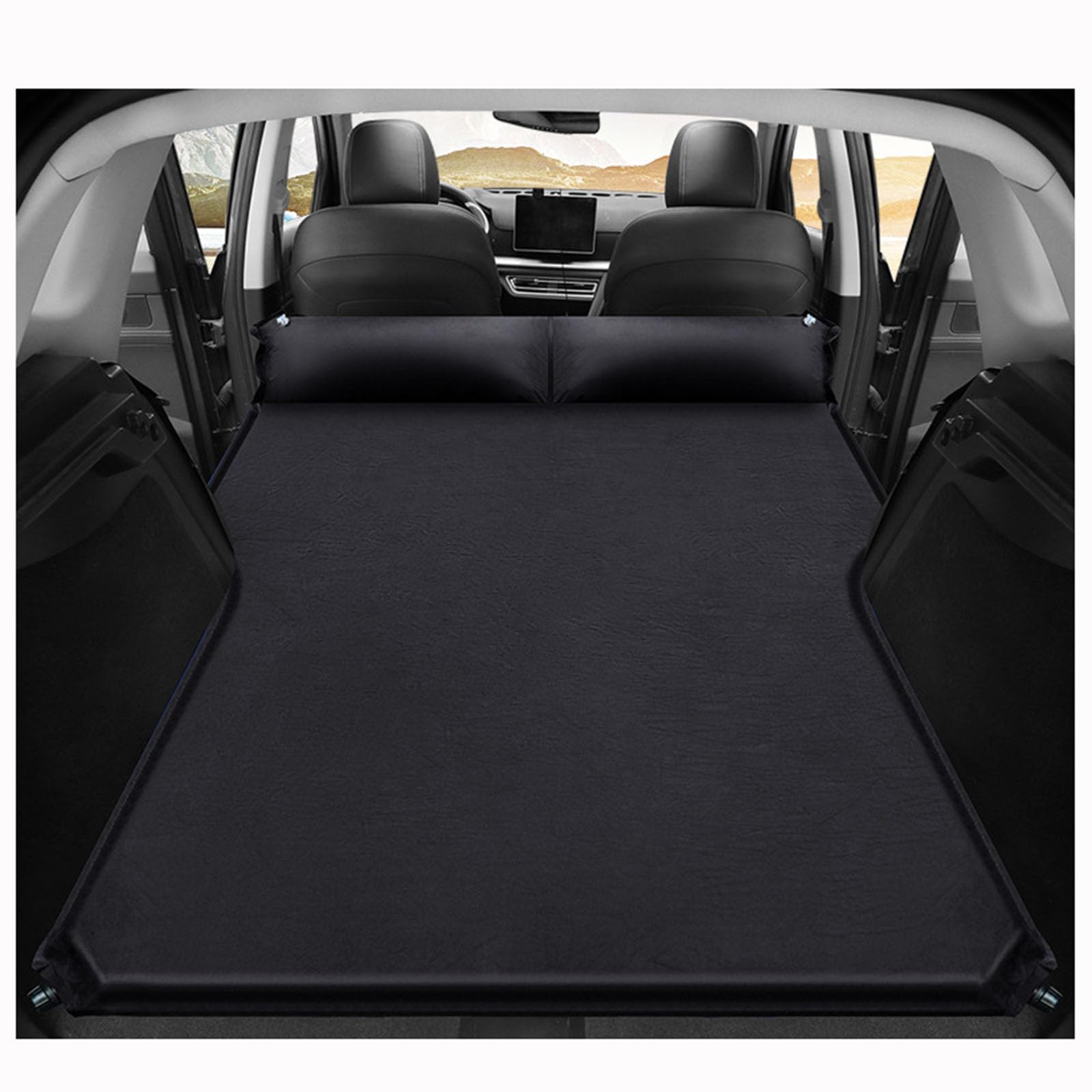 Voiture Matelas Gonflable, pour Toyota Yaris Cross Hybrid 2021-2025 Portable épais Gonflable Matelas Pneumatique Camping Voyage Coffre Lit Coussin Auto Accessoires,C