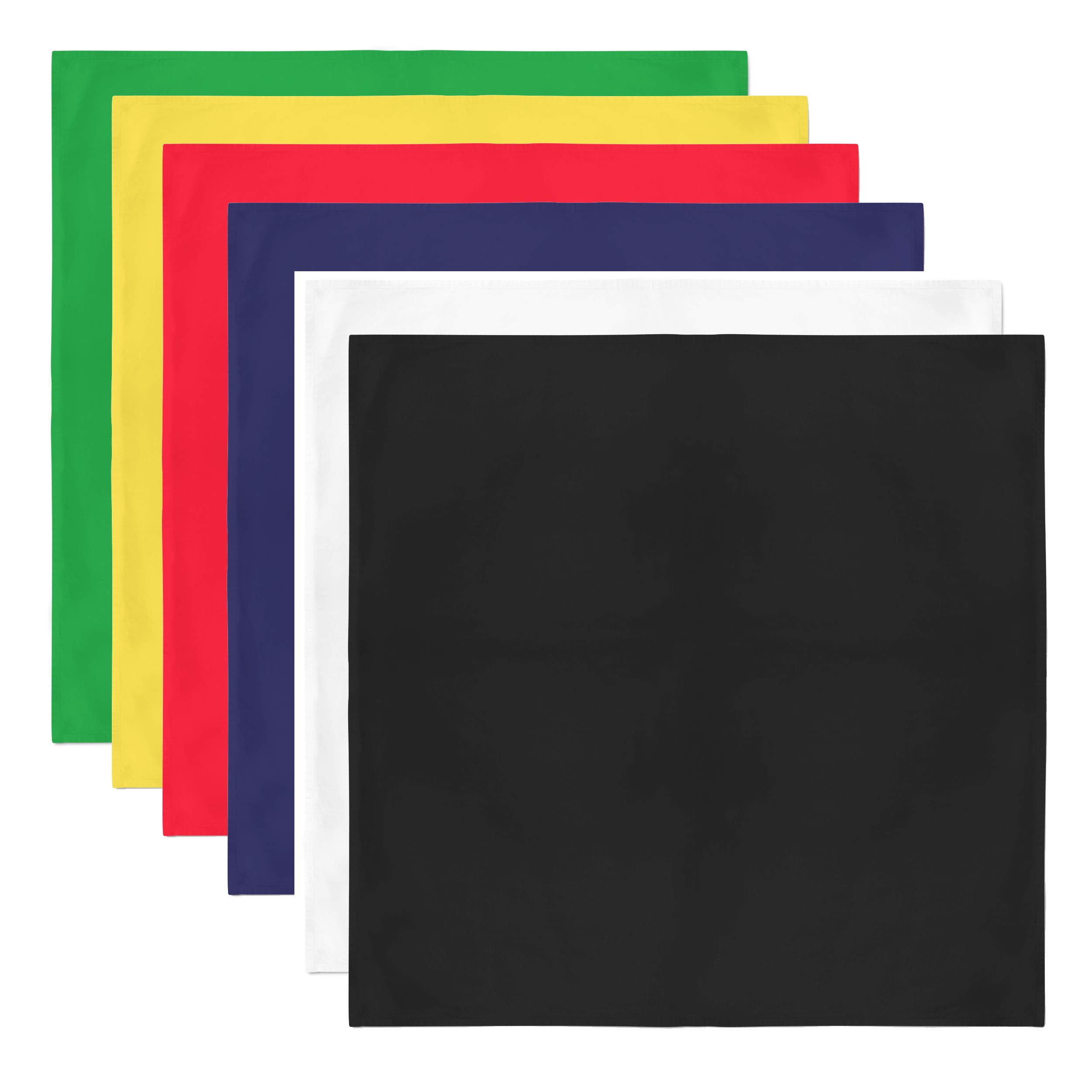 BalecPack of 5 Handkerchiefs for Men Soft Pure Cotton Hanky Pocket Square