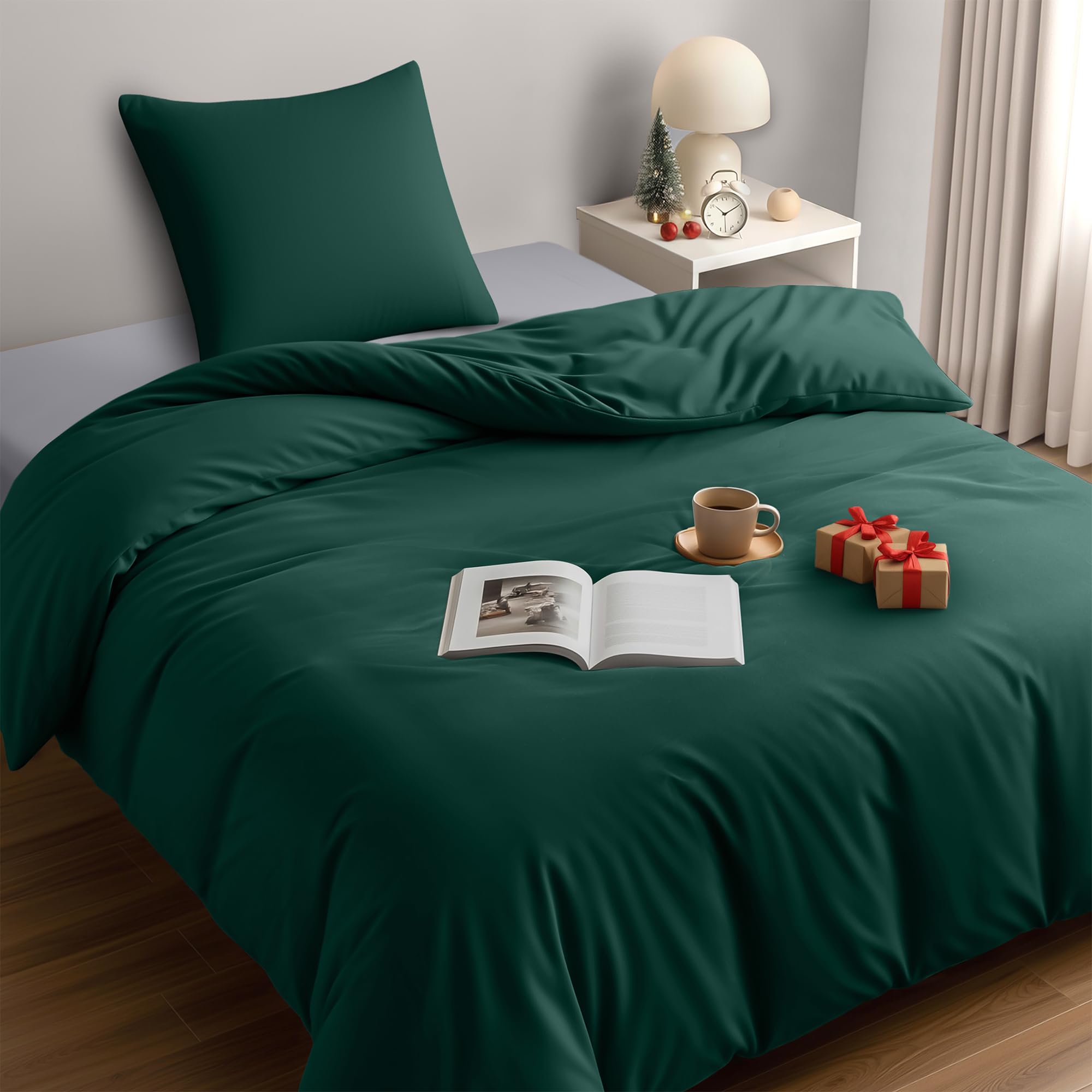 Utopia Bedding Funda Nordica Cama 180 - Microfibra Juego de Funda Nordica 240x260 cm y 2 Fundas de Almohada 65x65 cm (Blanco) — view 52