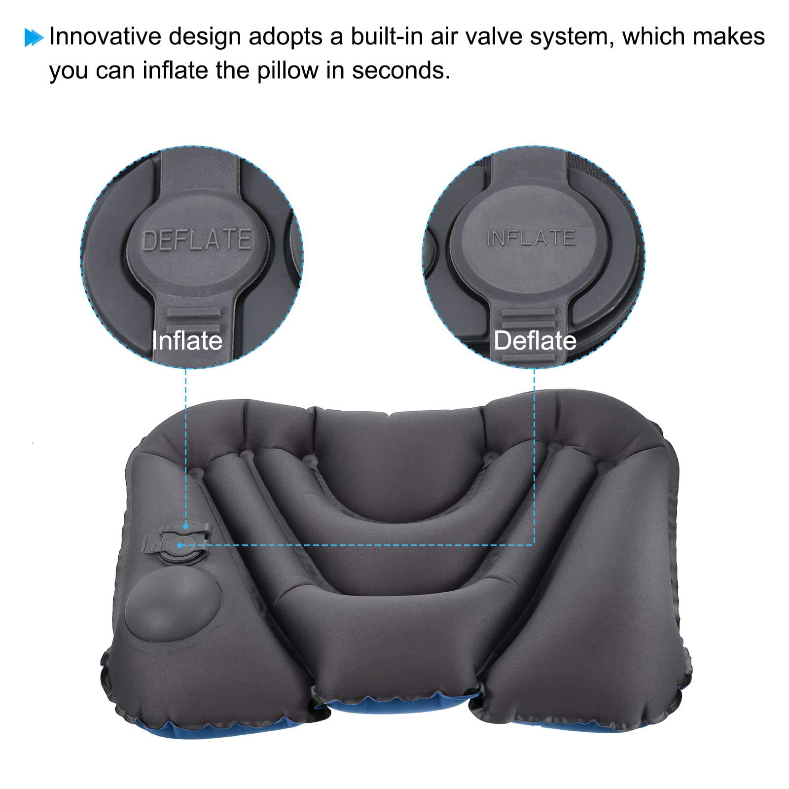 Cuscino Gonfiabile Per Relax E Supporto Schiena/Gambe - Ideale Per Sport E Casa - Foto 14