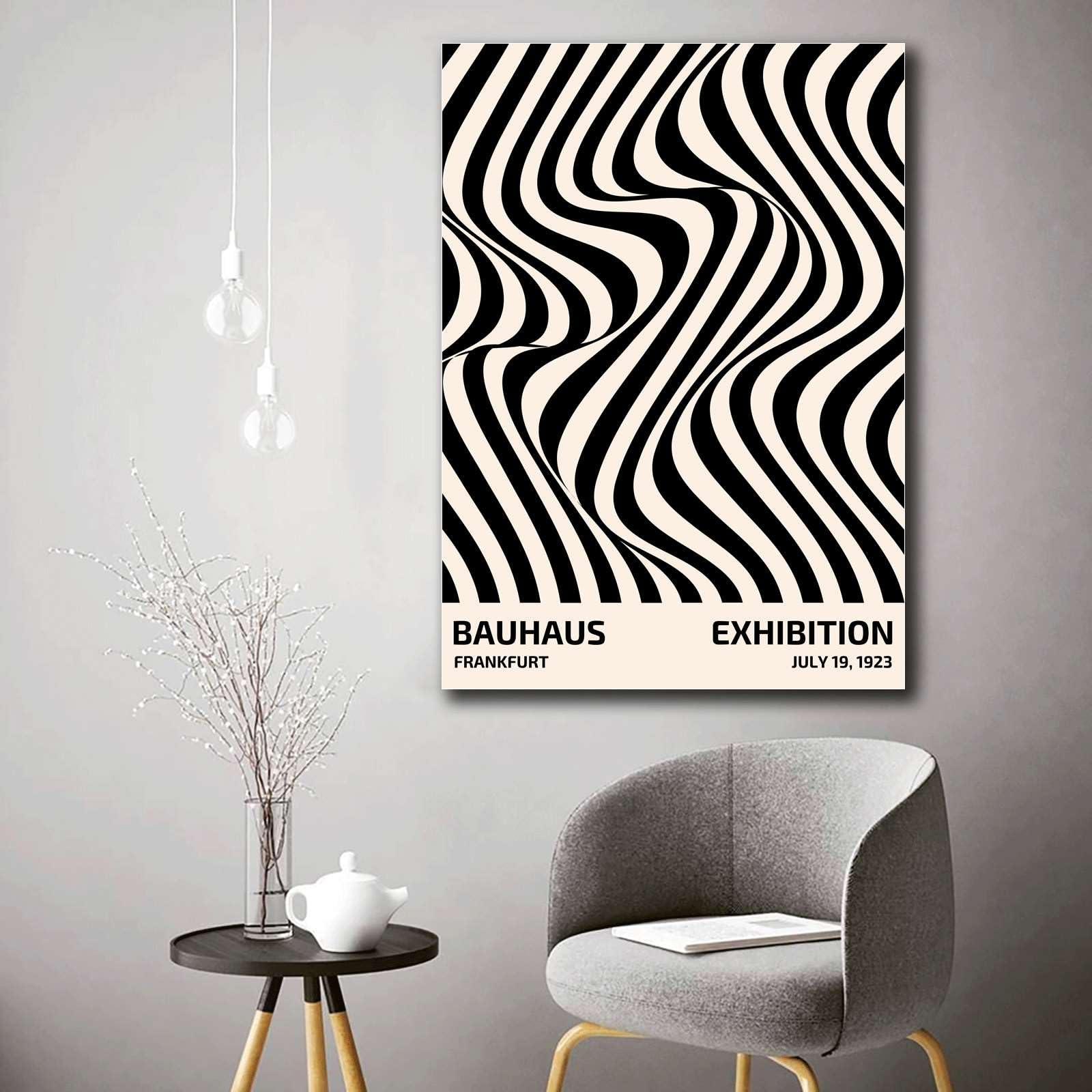 Amazon.com: SFXLUCART Poster Wall Art Print bauhaus zebra art