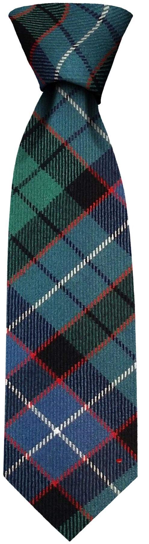 I LUV LTD Gents Neck Tie Hunter Ancient Tartan Lightweight Scottish Clan Tie
