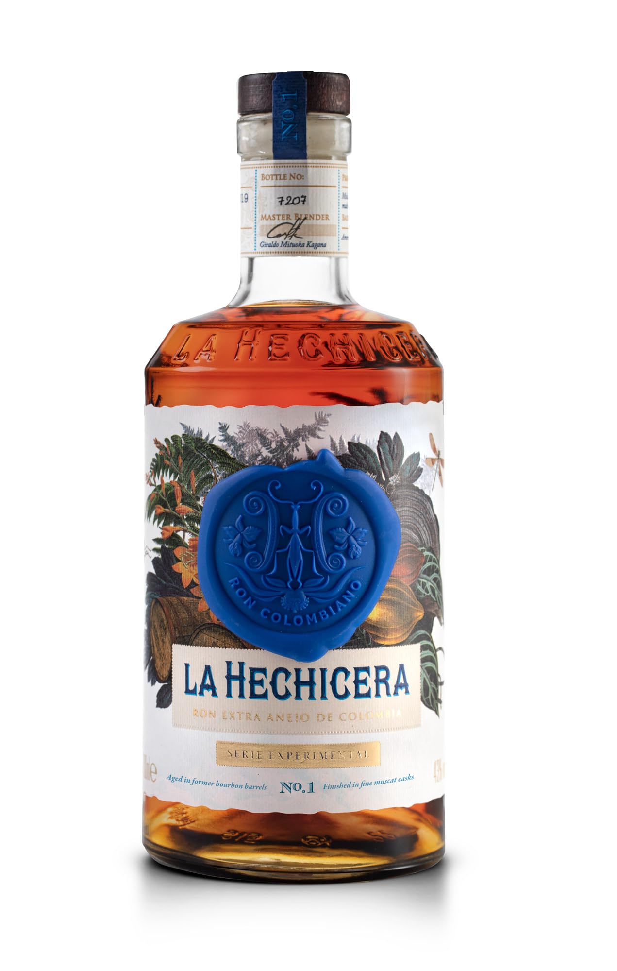 La Hechicera Serie Experimental N.1 Ron Extra Añejo de Colombia - 700 ml