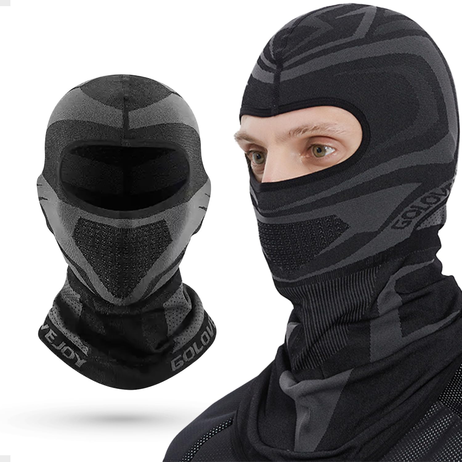 Touca Ninja Toca Balaclava Proteção Uv Térmica Resistente Frio Vento ...