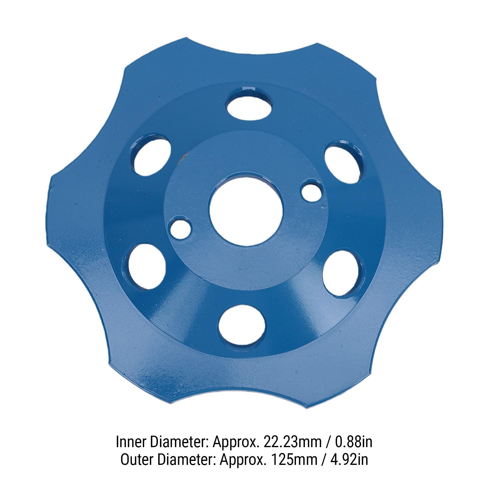 GOWENIC Kubek Diamentowy PCD 125mm |6 Segment Grinding Wheel For Angle Grinder Concrete Coating Remover