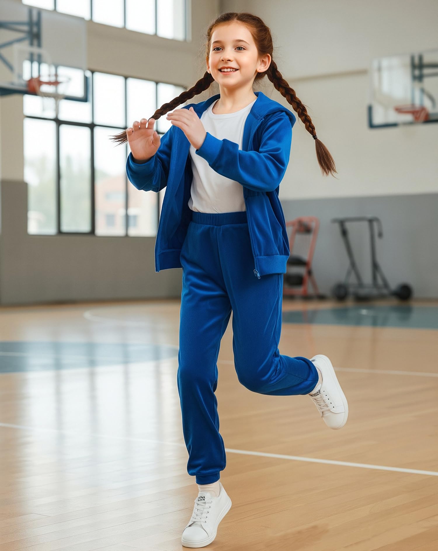MessBebe Kinder Mädchen Jogginganzug Sportswear 2-teiliges Sportset Jacke Sporthose Sweatshirt Bottom Jogging Suit
