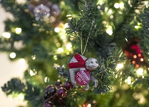 Miniatura 6 de DEMDACO Perezoso perezoso alrededor del árbol de Navidad, adorno de resina para árbol de Navidad, 3.5 x 2.5 pulgadas
