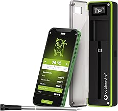 Outdoorchef Easy Check Single Bluetooth Grillthermometer - Kabelloses Fleischthermometer mit App, 1 Fühler, 200 m Reichweite, spülmaschinenfest, für BBQ, Grill & Smoker