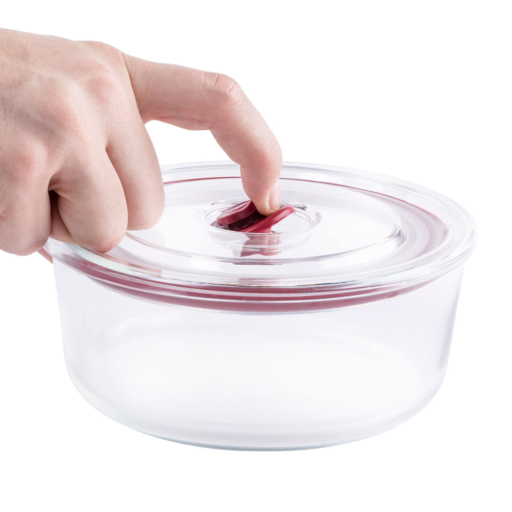 Jata HOGAR HREC4230 - Tupper in vetro ermetico. 3 contenitori in vetro per alimenti. 6 pezzi (3 confezioni + 3 coperchi) senza BPA. Adatto per microonde, congelatore. Per solidi e liquidi.