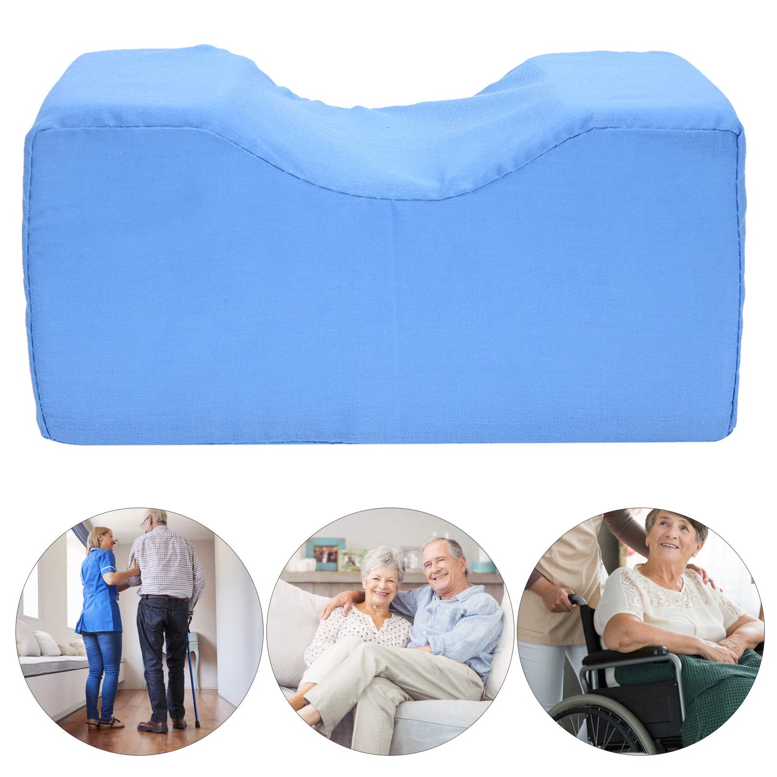 Heel Pillows for Pressure Sores, Heel Cushion Protector Pillow Foot Support Pillow for Relieve Pressure from Sores and Ulcers Heel Pillow Wrist Pillow for Sleeping and Recovering Post Surgery