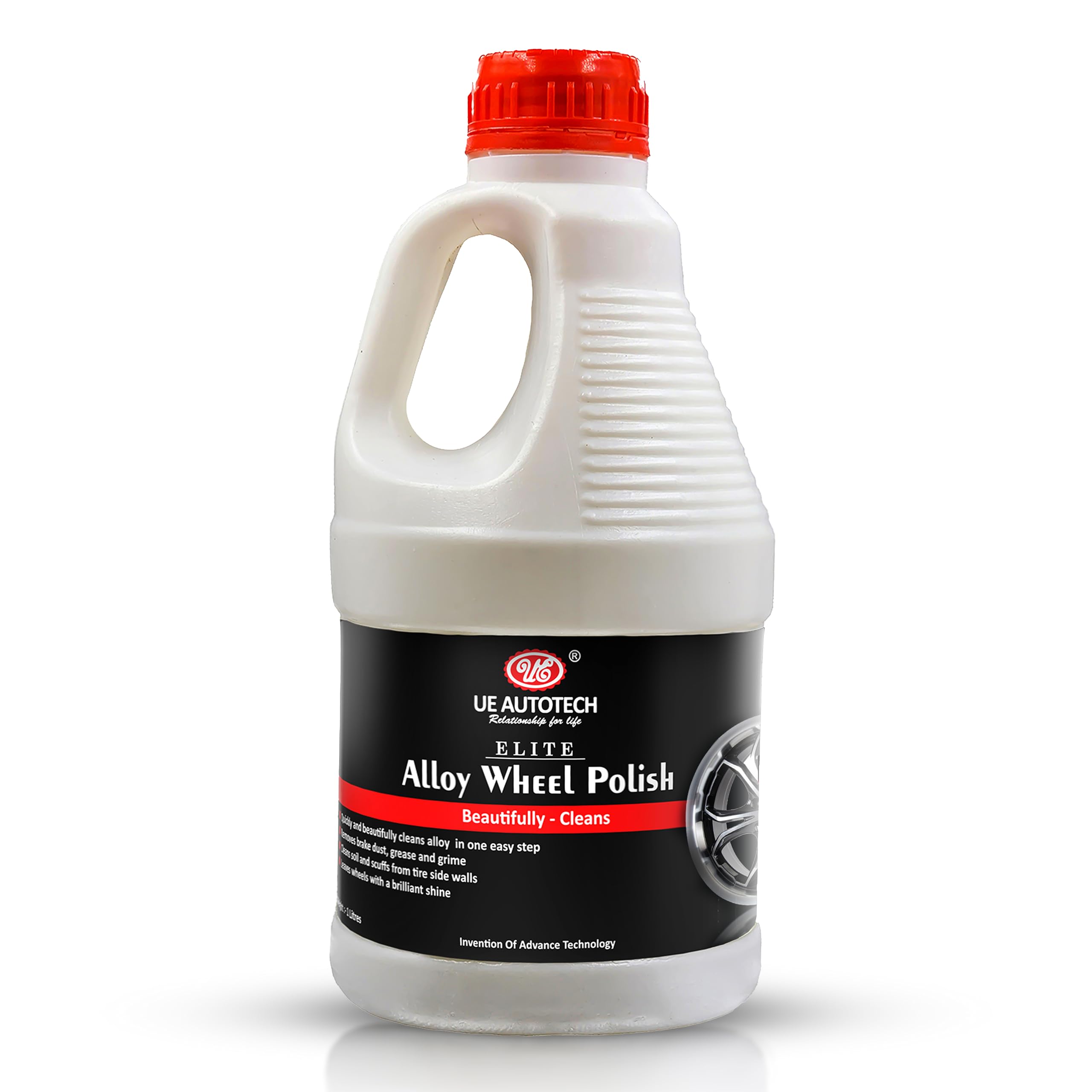 Elite Alloy Wheel Cleaner Renews Shine Sparkle Metals Removing Surface Rust Stains Oxidation Water Spots Corrosion Tarnish 1 Liter