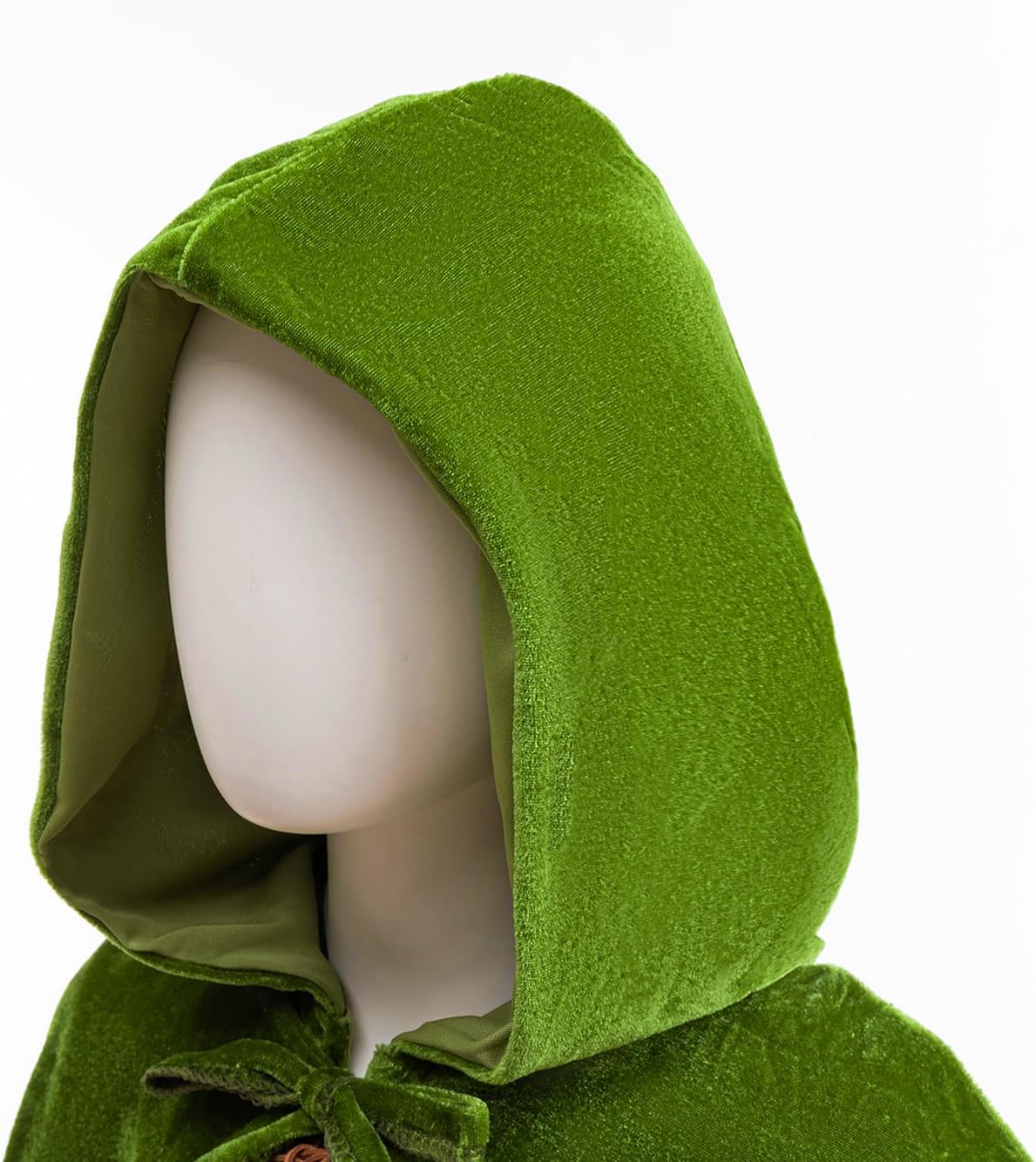 8 Pcs Archer Costume for Kids Boys Medieval Renaissance Hunter Costume with Cape - Image 4