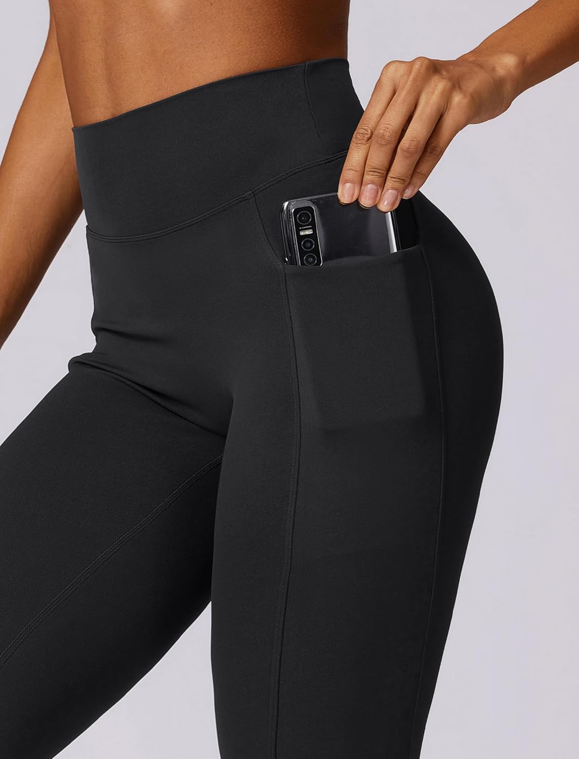 Workout Sets for Women 2 Piece Outfits Seamless High Waist Leggings Yoga Long Sleeve Crop Tops Athletic Gym Sets - Image 5