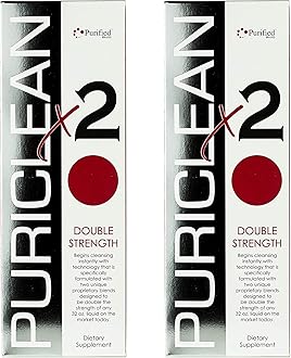 Wellgenix Puriclean X2 Detox - Instant Cleansing - Same Day Extra Strength Capsules (Pack of 2)