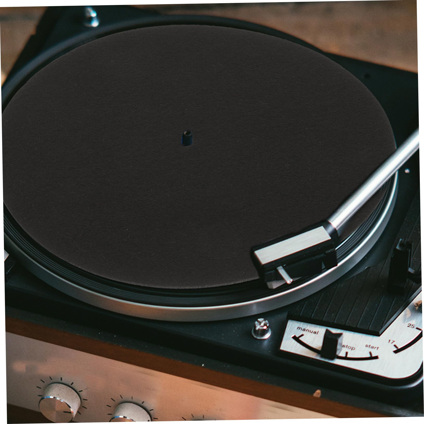 Levemolo Turntables Slipmat 10 Vinyl Record Mat 3mm Thick Turntable Mat Non-slip Protect Records