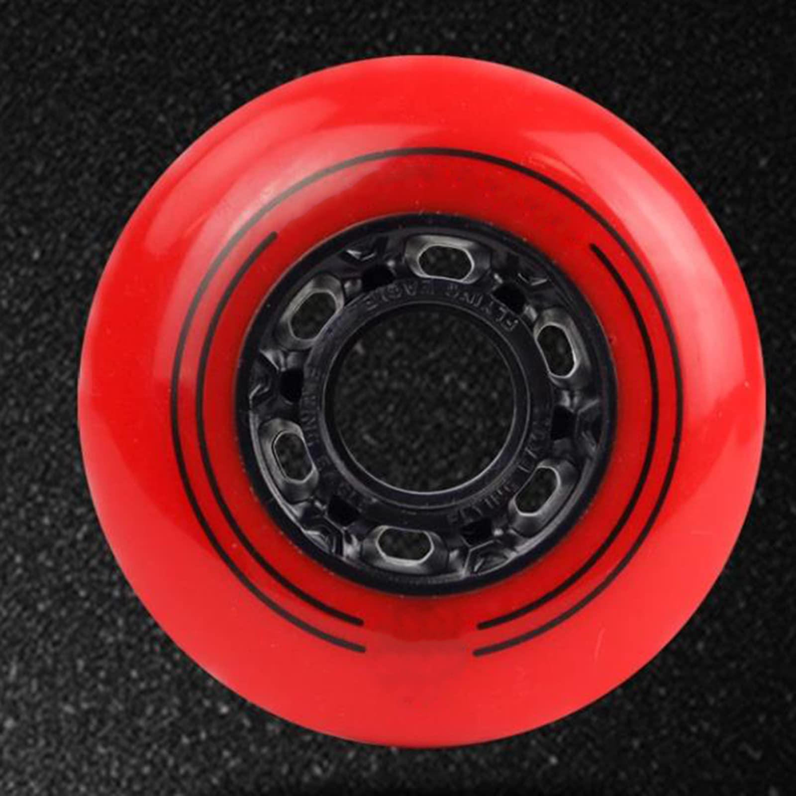 Genérico Ruedas de Repuesto para Patines en Línea Exterior Interior Paquete de 8 72 mm 76 mm 80 mm Sin Rodamientos Dureza 86/88A